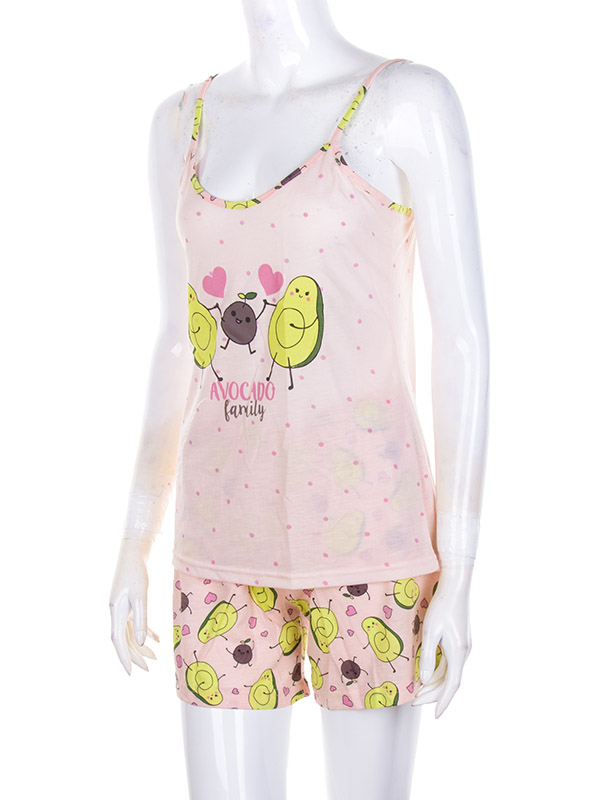 Пижама Obuv OK2 (S-XL) 04073 pink (лето)